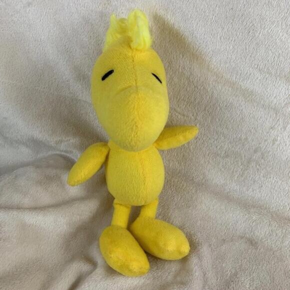 Woodstock Peanuts 9Plush Stuffed Yellow Bird Toy 2010 Snoopy Friend​ - Picture 1 of 7